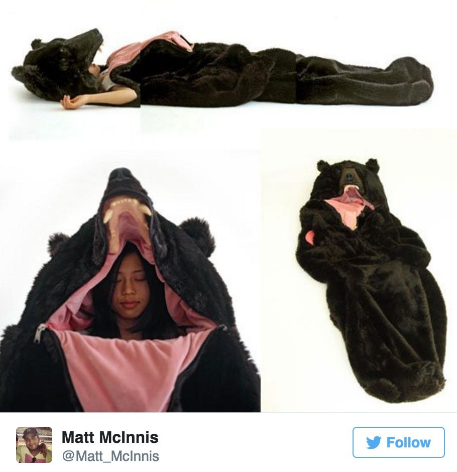 eiko ishizawa bear sleeping bolsa